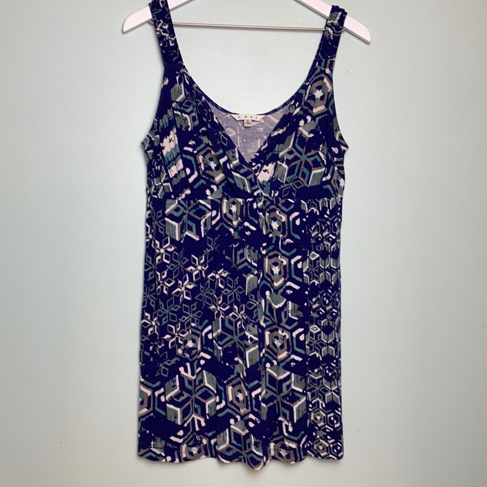 CAbi #359 Batik Geo Print Tunic / Tank Top